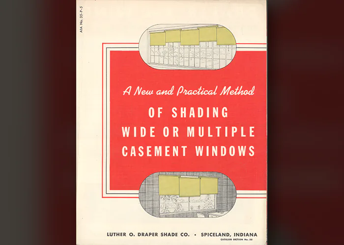 Window shade brochure circa 1938.