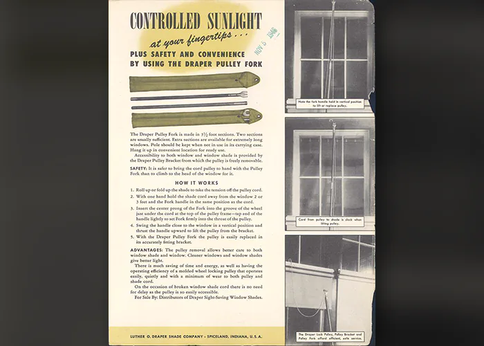 Window shade brochure circa 1946.