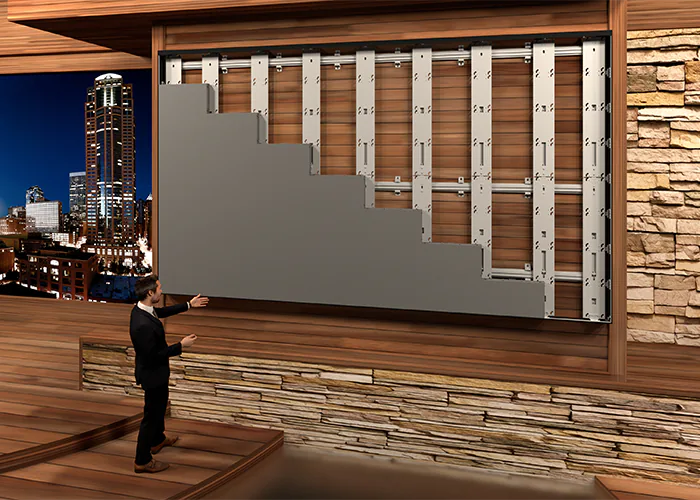 Draper®  launches a new range of Mounts and Structures for electronic videowalls. This includes custom structures, frames, mounts, and trim for any type of digital display, plus kiosks and more.
      