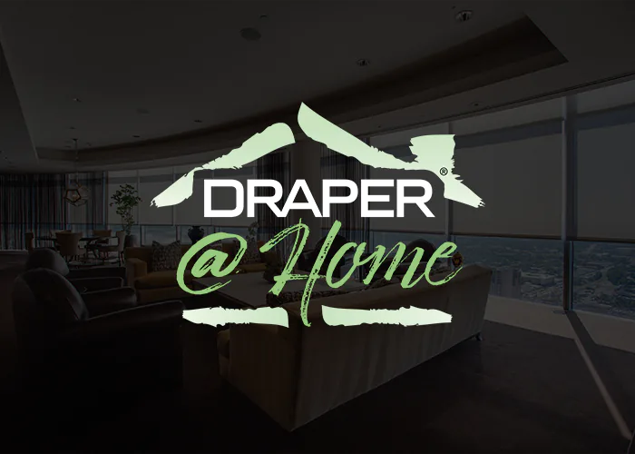The introduction of the Draper@Home range of products marks the company's return to the residential market. Initially launched with residential window shades, the Draper@Home line was later expanded to include residential audiovisual products and gym equipment.