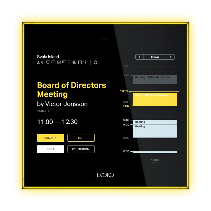 Evig | Evoko Conference room manager
